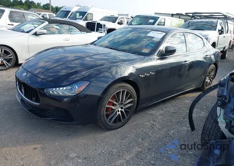 2017 Maserati Ghibli S Q4 из США, поврежденный, VIN ZAM57RTA9H1240885